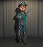 The Mad Hatter In-Game Model Front View.