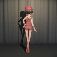 Female Dancer In-Game Model Back View