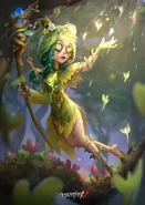 "The Forest's stray paths are once again illuminated. Let the priestess guide you through" - Guide and Longevity Poster (Facebook)