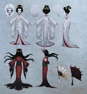 Shiromuku Concept art from the official Identity V Japanese Reference Book