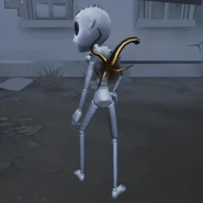 Accessory effect on the doll, back side.