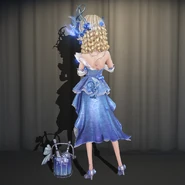 Seawater in a Bottle paired with its matching costume Passage of the Rose