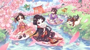 Today March 3rd is the Doll's Festival! Chirashizushi, Hishi mochi, and Hina-arare ♪ Today, which is full of delicious food, I say "Kamimi no Sekku" It's a day to wish for the healthy growth of girls. We pray for everyone in the mansion to have a wonderful Hinamatsuri! ~ 2021 Doll's Festival Day (Twitter)