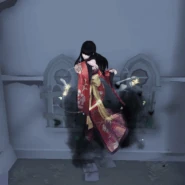 Yuko Ichihara aiming a Swallowtail Butterfly while in Soul Departure