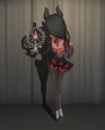 Carmen In-Game Model Back View.