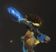 Champion Helmsman Cricket Bat animation in-game.