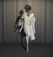 Lady of Dawn In-Game Model Back View