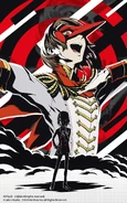 【The Phantom Thieves of Hearts Member Profile】 Name: Goro Akechi Code: Crow Acclaimed as the high school Detective Prince, Akechi gains popularity from his intelligence and handsome looks. However, he is lonely inside and yearns to be loved. When the show begins in the manor, Akechi will appear as the First Officer to shine at the stage. - CROW and Goro Akechi Poster by @p_kouhou (Facebook, Twitter)