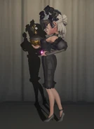 Fatal Affection In-Game Model Left-Side View.