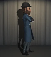 Mauve Dahlia In-Game Model Right-Side View.