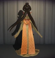 Yellow In-Game Model Back View