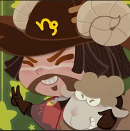 Portrait - Horoscope Capricorn Cowboy HD Full Art