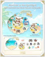 Gambler in the Spotlight Chibi Characters and Beach Themed Merchandise (Premium Edition Exclusive)