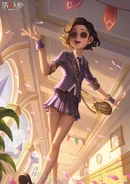 "Margaretha's allure: a chic clutch, sparkling accents, and an adorably checkered dress - where casual meets elegance." - "Swan" Poster (Twitter)