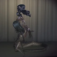 Yidhra (with her Follower) Worn Clothes In-Game Model Left-Side View