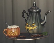 Front view of the dish