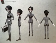 Rorschach Physician Concept Art from the Official Japanese Art Book