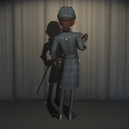 Mr. Inference In-Game Model Back View.