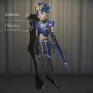 Pre-Optimization Phoenix In-Game Model Front View.