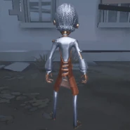 Pocket Watch effect on the doll, back side.