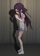 Mikan Tsumiki's In-Game Model Left-Side View