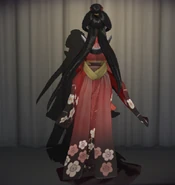 Wintersweet (Beauty Form) In-Game Model Back View.