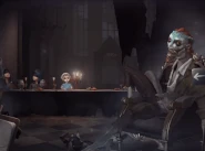 Evil Reptilian Demonstrate Standby Motion