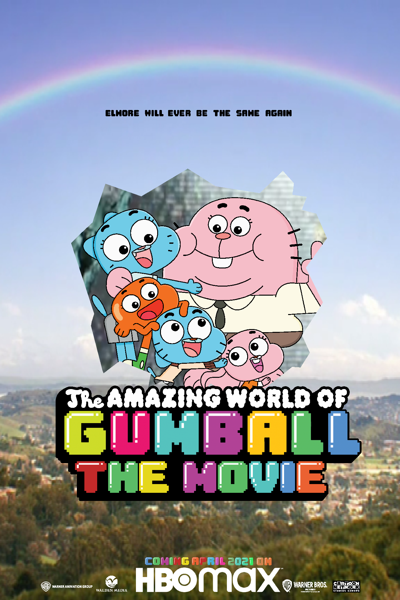 The Amazing World of Gumball, only backgrounds with anyone (with