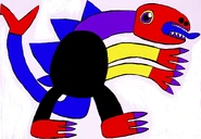 Gitwiloom, a Heartless-esque Shadow Shark (more specifically, a Bull Shark) Kaiju/Giant Monster that is a recookingly rebooted and fearsomely fused Fusion of Brichiham and Scyliondite