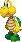 A Koopa Troopa's sprite from Mario & Luigi: Paper Jam.