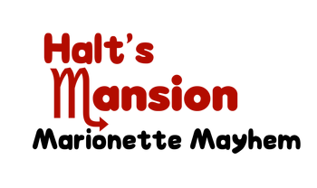 Halt's Mansion Marionette Mayhem logo