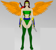Lois Lane as the Eagle Queen in Justice League/Teen Titans: Ultimate All-Stars