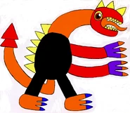 Stonetmare, an another Redesigned, Renamed, Recooked, Redeveloped, Refined and Revamped Version of Brichiham who is also an another Godzilla Expy (with elements from Nyarlathotep, Freddy Krueger, Rita Repulsa and Queen Beryl included)