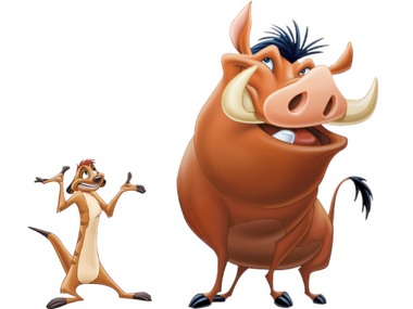 Timon and Pumbaa