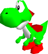 Yoshi's model from Super Mario 64.