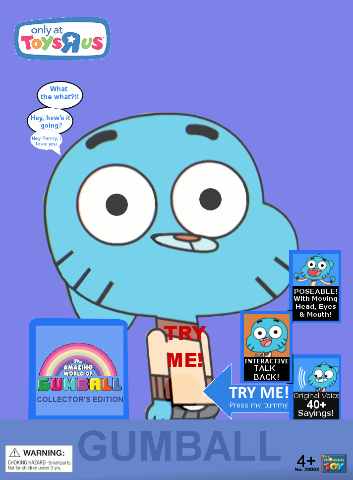 The Amazing World of Gumball Talking Action Figures Idea Wiki
