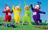 Tinky Winky, Dipsy, Laa-Laa, and Po