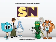 An image featuring the characters that the shows released in 2011.