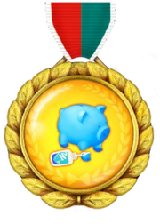 Piggy Bank Royale Digi-Medal