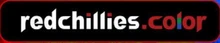 Redchillies Color Red White Black logo