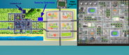 Overhead view of Toonopolis