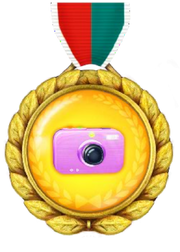 A View to a Kitten Digi-Medal