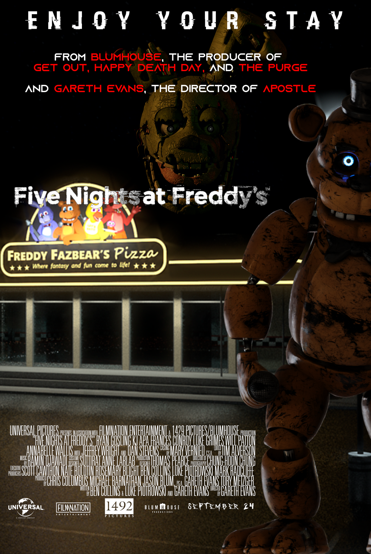 If Blumhouse made a FNaF 2 movie, what would you want to see in it