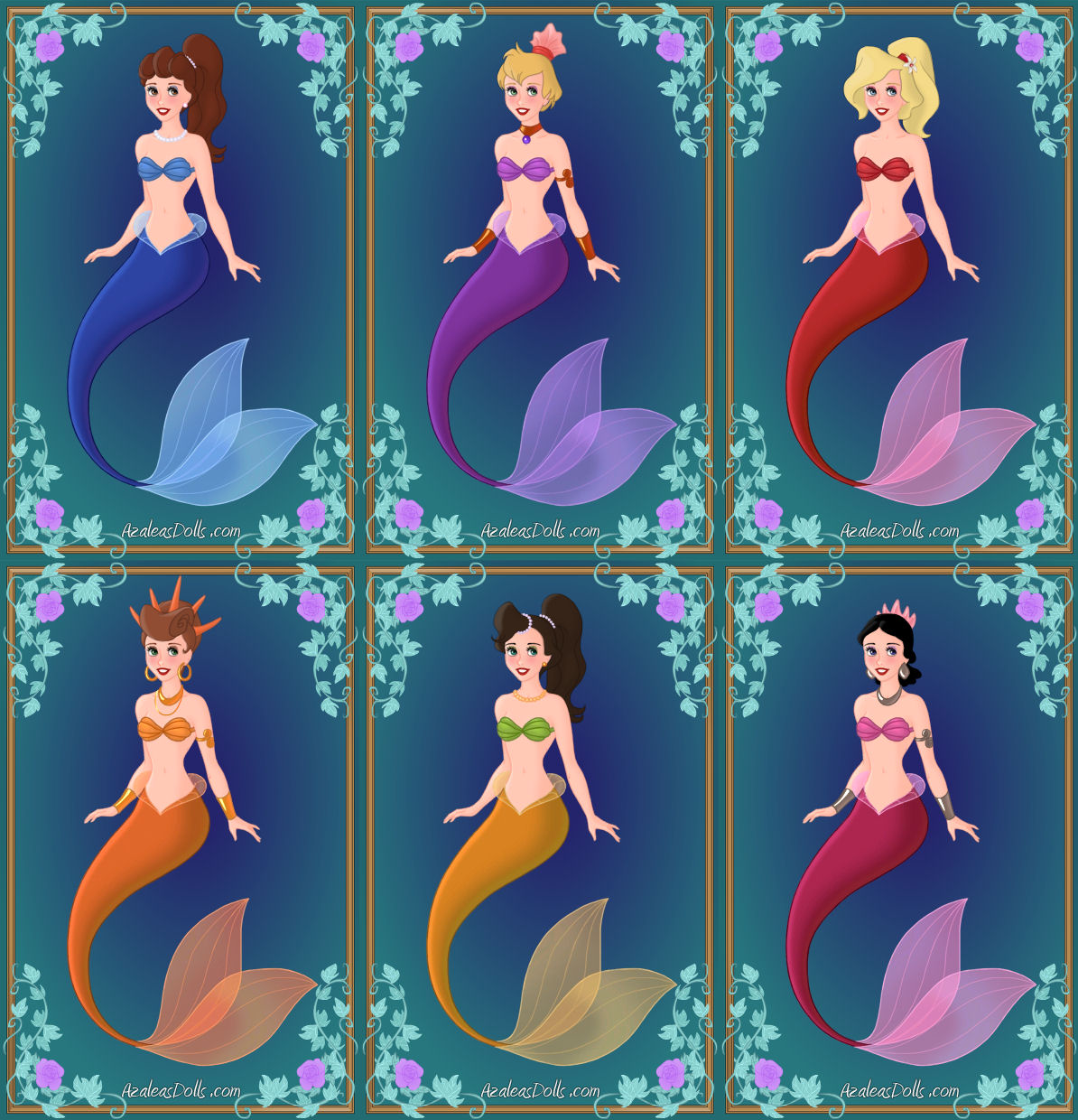 The Little mermaid azaleasdolls in 2023