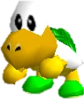 A Koopa Troopa's model from Super Mario 64.