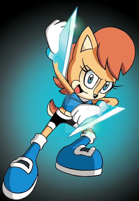 sally acorn redesign in comic