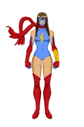 Ms. Marvel as she appears in Iago PUC's Marvel Heroes franchise