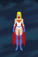 Concept of Power Girl in DC: Unlimited Rebirth