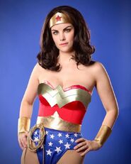 Jaimie Alexander as Wonder Woman.