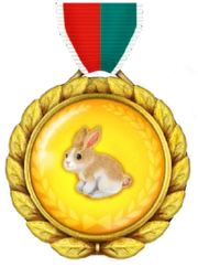 For Your Nice Bunny Digi-Medal